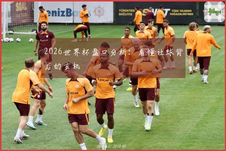2026世界杯盘口分析：看懂让球背后的玄机