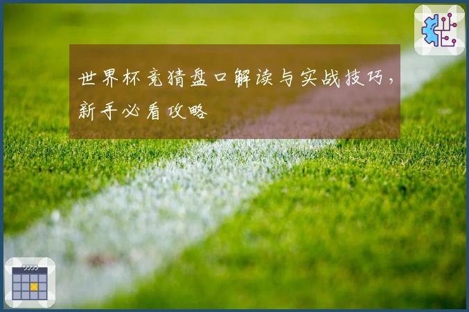 世界杯竞猜盘口解读与实战技巧，新手必看攻略
